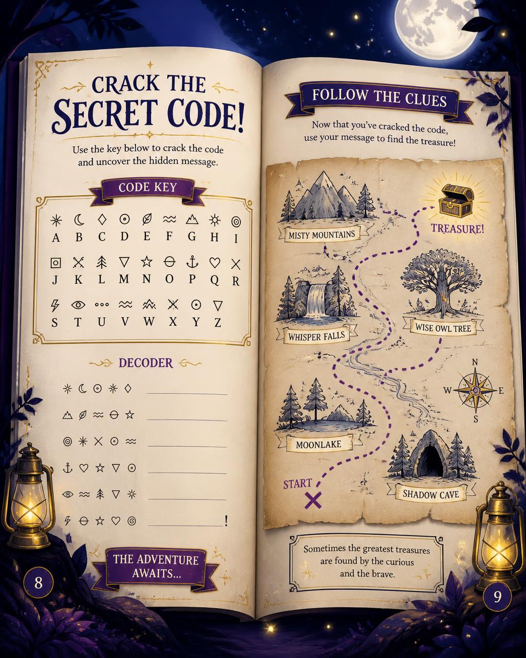 Blink the Firefly activity book — Crack the secret code
