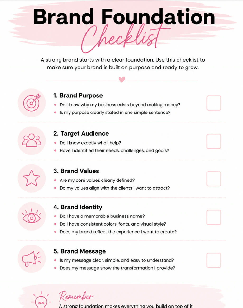 Ebook Design — Checklist page layout