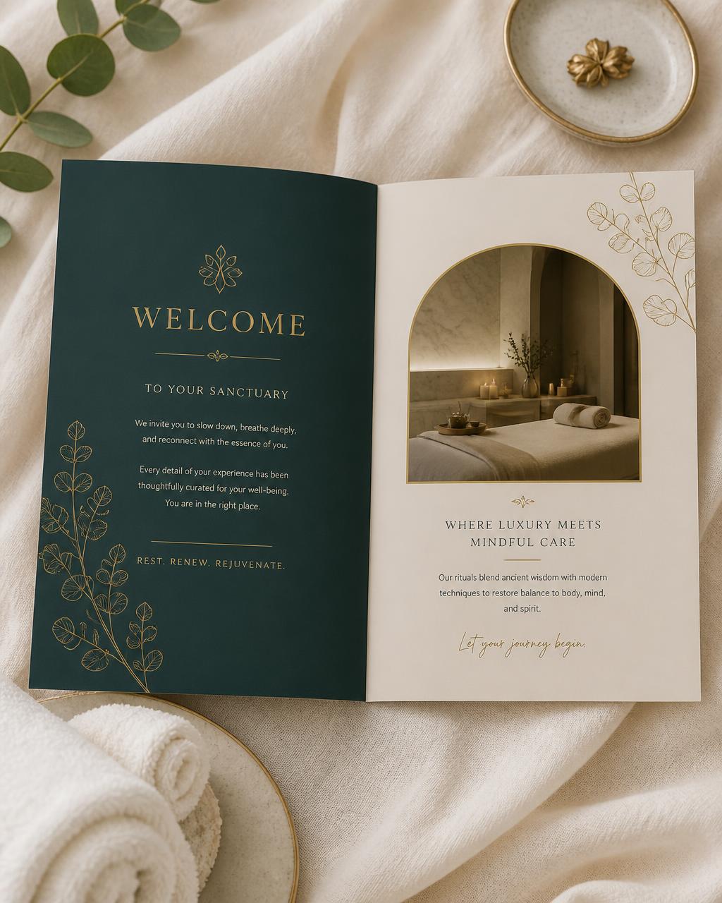 Serenity Spa & Wellness — Luxury Wellness Welcome Experience — Welcome Experience
