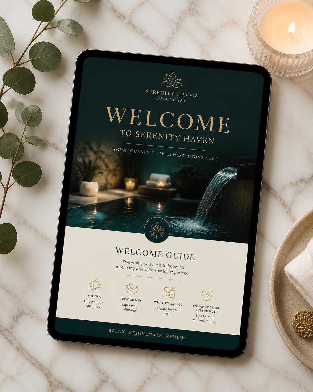 Serenity Spa & Wellness — Luxury Wellness Welcome Experience — What to Expect